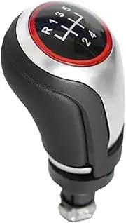 TRYOBE Car 5 Speed Knob Gear Shifter Head,Fit For Golf, 5 6 MK5 6 ATVW-019-5 Knob Gear Shift Transmission Shift Handle
