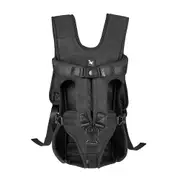 Dog Carrier Backpack Hands-Free Front Carriers Legs Out Pockets -XL