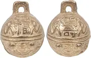 2Pcs Pet Decorative Bells for Dogs Durable Copper Dog Bells for Home Sweet and Lovely