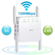 WiFi Reapter 5G Wirelesss Wifi Extender 1200Mbps WiFi Amplifier 5GHz 5G Booster WiFi Repeater Expand WiFi