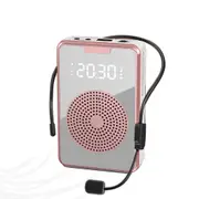 Portable Voice Amplifier for Teachers with Microphone Headset,Rechargeable Speaker for Training,Tou