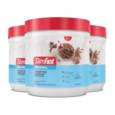 SlimFast Original Meal Replacement Powder Creamy Milk Chocolate Shake Mix 10g...