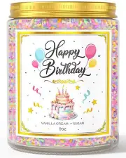 VEGISHINE Birthday Candles Gifts for Women Birthday Gifts for Women Men 9 oz ...