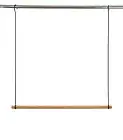 Bamboo Hanging Wardrobe Clothes Rail Rod Rails Inserts Closet Storage Organiser