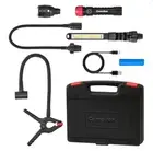 Camelion Led Flashlight Kit 3 in 1 Rechargeable Work Light Flexible Torch new