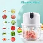 Mini Wireless USB Electric Garlic Food Crusher Vegetable Chopper Ginger Blender