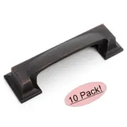 *10 Pack* Cosmas Oil Rubbed Bronze Contemporary Cabinet Pulls #8103ORB