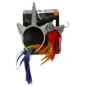 Halloween Unicorn Accessory Kit: Includes Headband and Tail - Adult Size - New