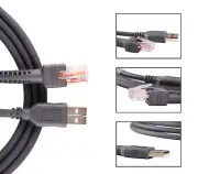 USB Cable For Symbol Barcode Scanner LS2208 LS4208 DS6878 CBA-U01-S07ZAR
