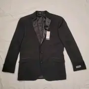 Nwt Kenneth Cole Reaction Men's Techni Cole Slim-Fit Black 43L W36 Jacket Only