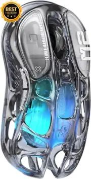 Mercury M2 Wireless Gaming Mouse 26000DPI PAW3395 79g Hollow 5 Prog Btns RGB