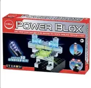 E-Blox Power Blox Builder - Starter Kit 3D LED Light-Up Building Blocks Kids