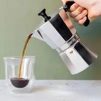 在飛比找Yahoo奇摩購物中心優惠-《La Cafetiere》義式摩卡壺(銀3杯) | 濃縮咖