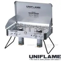 在飛比找蝦皮購物優惠-【日本 UNIFLAME】輕量大火力瓦斯雙口爐 US-190