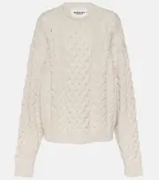 [Marant Etoile] Marant Etoile Jake cable-knit sweater AU 6 white