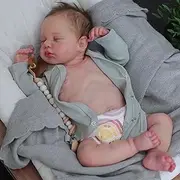 Anano Real Life Baby Dolls Silicone Full Body Girl 20 Inch Reborn Baby Dolls Realistic Newborn Baby Dolls That Look Real Lifelike Reborn Dolls Soft Life Like Baby Dolls