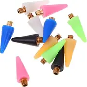 FRCOLOR 2sets Manicure Kit Rhinestones Nail Dotting Pen Wax Replacement Tip Picker 12pcs*2
