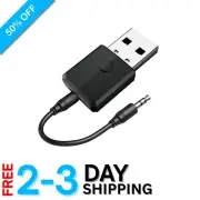 Compact USB Bluetooth 5.0 Adapter - 4-in-1 Transmitter/Receiver for Home & Car