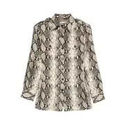 [Duran Lantink] Duran Lantink Button-down Shirt S BLACK/NEUTRALS