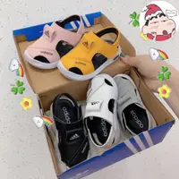 在飛比找蝦皮購物優惠-新款韓國代購阿迪達斯童鞋愛迪達涼鞋皮質小中童軟底涼鞋魔鬼顫沙