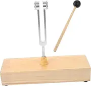 NULYLU 1 Set Tuning Fork with Wooden Voice Box for Meditation and Relaxation Portable Tuning Fork for Musicians and Sound Therapy Metaphysical