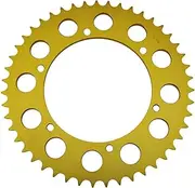 Yurefax Aluminium Motorcycle Rear Sprocket Gear, for, for BMW, 650 Xchallenge Xcountry 2007-2008 7075-T6 520 47T Motorcycle Rear Sprocket(Dark Grey)