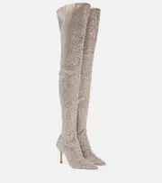 [Paris Texas] Paris Texas Embellished over-the-knee boots AU 6 neutrals