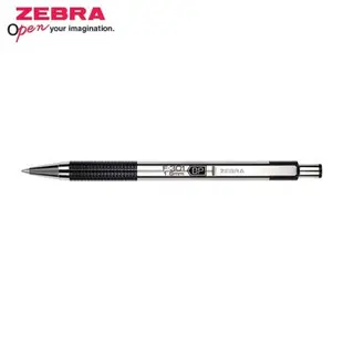 (美版)日本ZEBRA不銹鋼原子筆F-301 1.6mm BP(筆芯：黑色1.6mm油性原子筆)平行輸入