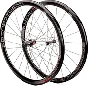 Wheels Road Bike Wheelset 700C V-Brake Quick Release 40mm Bicycle Wheelset Sealed Bearing Double Wall Rims Aluminum hub for 8/9/10/11 Speed Cassette Freewheel 1960g