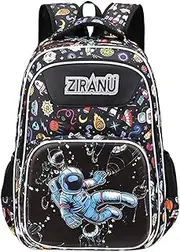 [SellerFun] Boys Astronaut Pattern Backpack Primary School Bookbag lightweight Breathable Fabric