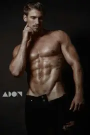 [D045] Male Model Showing Off Body To Viewer Fine Art Hunky Physique