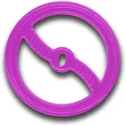 Bionic by Outward Hound Toss N' Tug Durable Tough Fetch Toy for Dogs, Purple