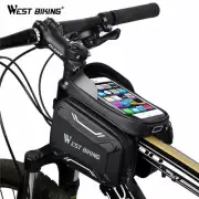 Bicycle Bags Front Frame Bags MTB Road Bike Phone Holder Waterproof Touch Screen