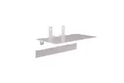 2pc Nanoleaf Blocks Add-On Kit Stainless Steel Wall Mount Floating Shelf WHT