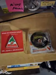 Nj Devils challenge police coin and McMullen ring of honor pin Rare