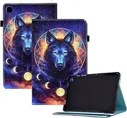 [CXTcase] Case for Samsung Galaxy Tab S6 Lite 10.4 Inch 2022/2020, Protective Cover Case with Stand Function for Samsung Galaxy Tab S6 Lite 2022/2020 (SM-P610/P613/P615/P619), Space Wolf