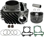 58.5mm 2V big Cylinder Piston Ring Set for Scooter ATV 152QMI 157QMJ 1P57QMJ GY6 125 GY6 150 RINGS PISTON