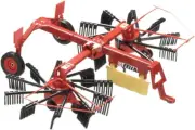 siku 2451 Fella Schwader, 1:32, Metal/Plastic, Red, Movable and Foldable Spin...