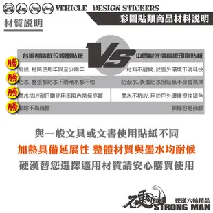 【硬漢六輪精品】 SYM CLBCU 125 兩側LOGO造型貼 (版型免裁切) 機車貼紙 機車彩貼 彩貼