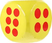Kisangel Huge Foam Dice Sided Game Props for Classroom Parties Plaything for Fun Gatherings and Educational Activities