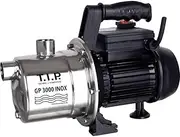 T.I.P. GP 3000 INOX 3011 Stainless Steel Garden Pump (2,950 l/h Flow Rate, 42 m Max. Discharge Head, 4.2 bar Max. Pressure, 550 W, Thermal Overload Protection, Modern, Jet-Assisted, Black)