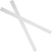 SHERCHPRY 2pcs Biscuit Balance Cookie Balance Ruler Biscuit Leveling Ruler Baking Pasties Rolling Pin Ruler Guides White Cookie Stencil Clay 1mm Bars 3mm Acrylic Depth Tape Measure