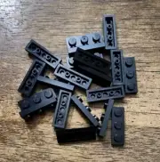 LEGO Black Plate 1 x 3 Lot Of 20 Part No. 3623. New.