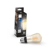 7W ST19 White Ambiance LED Smart Vintage Edison Filament Bulb, Warm - Pack of