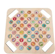 Toddler Matching Game - Matching Chess Board Game - Cartoon Pattern Early Developmental Playset, Logical Thinking Toys for Children Aged 3+