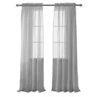 RT Designer Collection Celine Sheer Panel 54" x 84" Silver