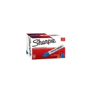 Sharpie King Size Permanent Marker Chisel Tip Blue Dozen 15003