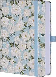 TIEFOSSI Lined Journals for Writing Aesthetic Floral Notebook, College Ruled Notebook A5 Hardcover Notebooks for Women & Girls, 100GSM 316 Numbered Pages, Travel, Business, Work, Office, School Taking