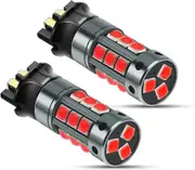 2pcs Error Free car light PW24W LED Bulb White,AC/DC 9-30V 1200LM PWY24W 12181NA 12174 12182 LED DRL Daytime Running Parking Turn Si