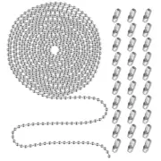 Beaded Pull Chain Extension with Connector, 20 Feet Beaded Roller